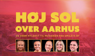Høj sol over Aarhus